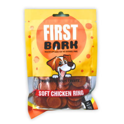 First Bark Soft Chicken Rings Treats Front