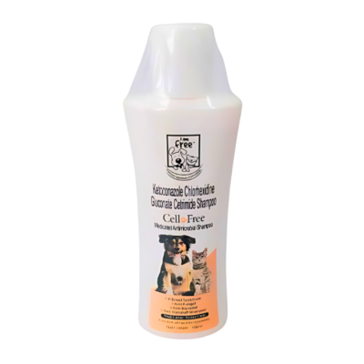 CelloFree Antimicrobial Medicated Pet Shampoo, 100ml