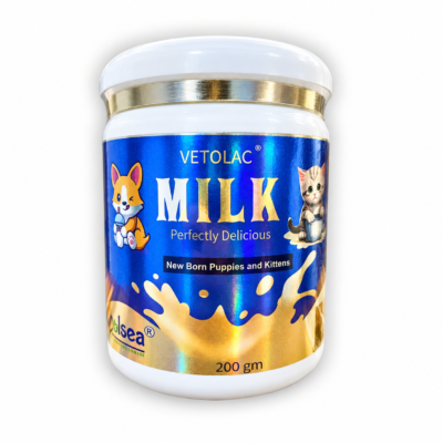 Chelsea Vet-O-Lac Milk Powder 200 g single jar for newborn puppies and kittens