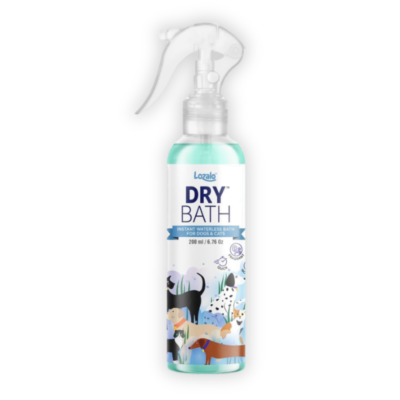 Lozalo Dry Bath - Dry Dog and Cat Shampoo, 200ml