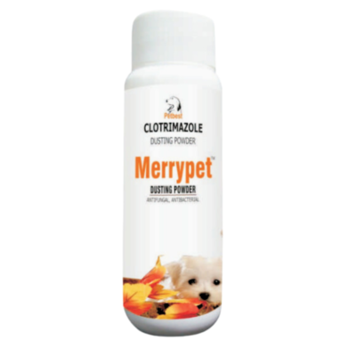 Petbest Merrypet Clotrimazole Dusting Powder for Pets, 100g