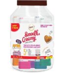 Gnawlers Smooth and Creamy lickable cat treats – 25 tubes of 15 g, 375 g jar