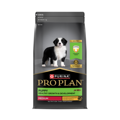 Purina Pro Plan Puppy Medium Chicken dry dog food – single 1 kg bag