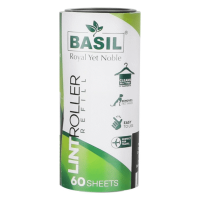 Single Basil lint roller refill, 60 sheets, without handle
