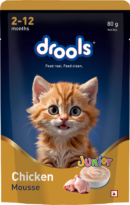 Drools Chicken Mousse Kitten Wet Cat Food 80 g pouch